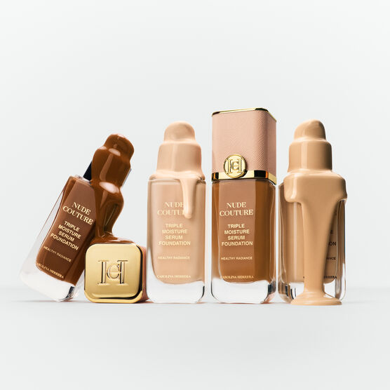 CAROLINA HERRERA NUDE COUTURE TRIPLE MOISTURE SERUM FOUNDATION M340 30 ML